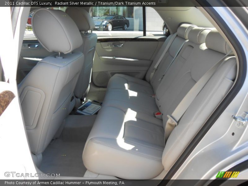 Radiant Silver Metallic / Titanium/Dark Titanium Accents 2011 Cadillac DTS Luxury