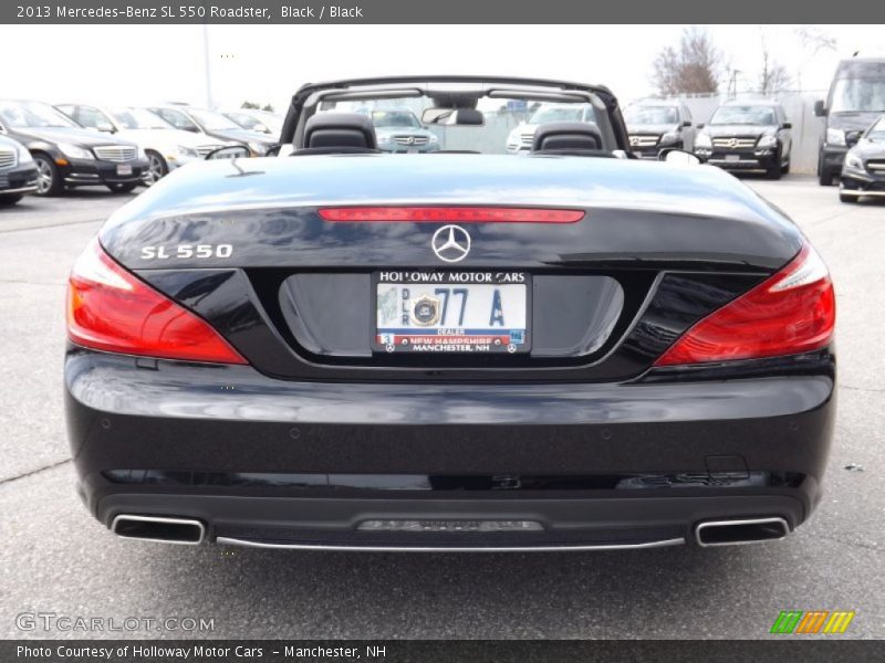 Black / Black 2013 Mercedes-Benz SL 550 Roadster