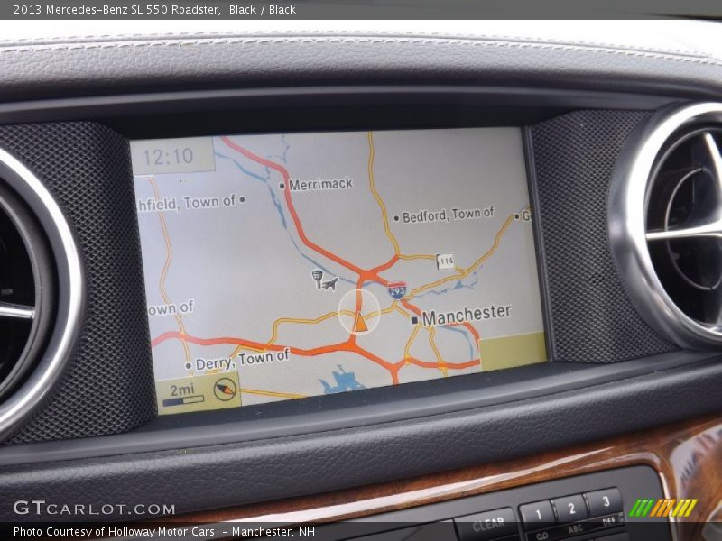 Black / Black 2013 Mercedes-Benz SL 550 Roadster
