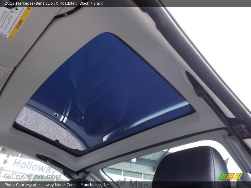 Sunroof of 2013 SL 550 Roadster
