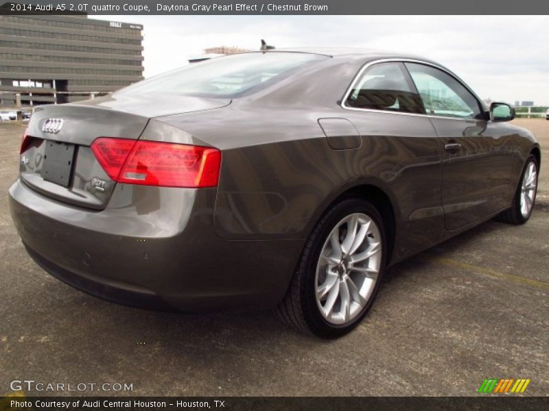 Daytona Gray Pearl Effect / Chestnut Brown 2014 Audi A5 2.0T quattro Coupe