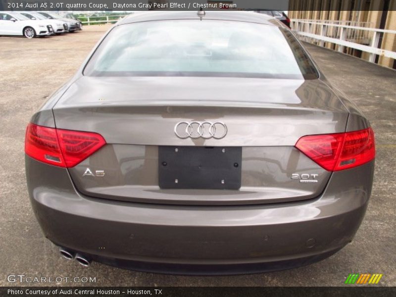 Daytona Gray Pearl Effect / Chestnut Brown 2014 Audi A5 2.0T quattro Coupe