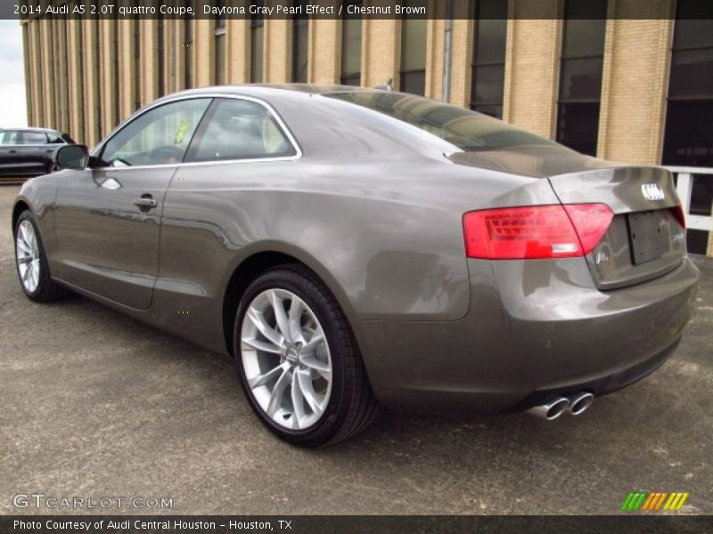 Daytona Gray Pearl Effect / Chestnut Brown 2014 Audi A5 2.0T quattro Coupe