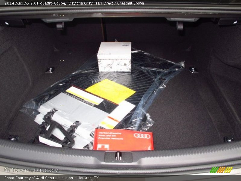 Daytona Gray Pearl Effect / Chestnut Brown 2014 Audi A5 2.0T quattro Coupe