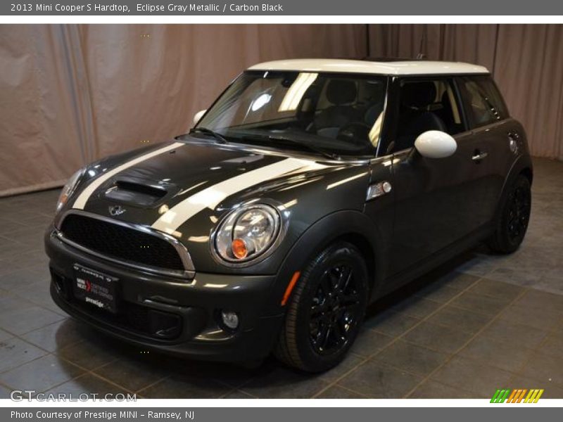 Eclipse Gray Metallic / Carbon Black 2013 Mini Cooper S Hardtop