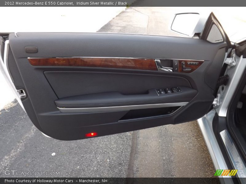 Iridium Silver Metallic / Black 2012 Mercedes-Benz E 550 Cabriolet