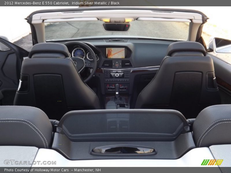 Iridium Silver Metallic / Black 2012 Mercedes-Benz E 550 Cabriolet