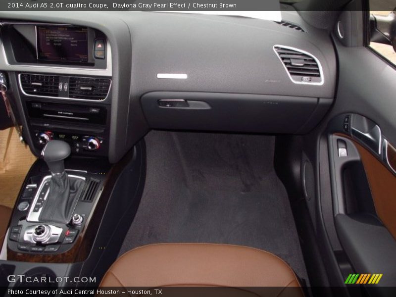 Daytona Gray Pearl Effect / Chestnut Brown 2014 Audi A5 2.0T quattro Coupe