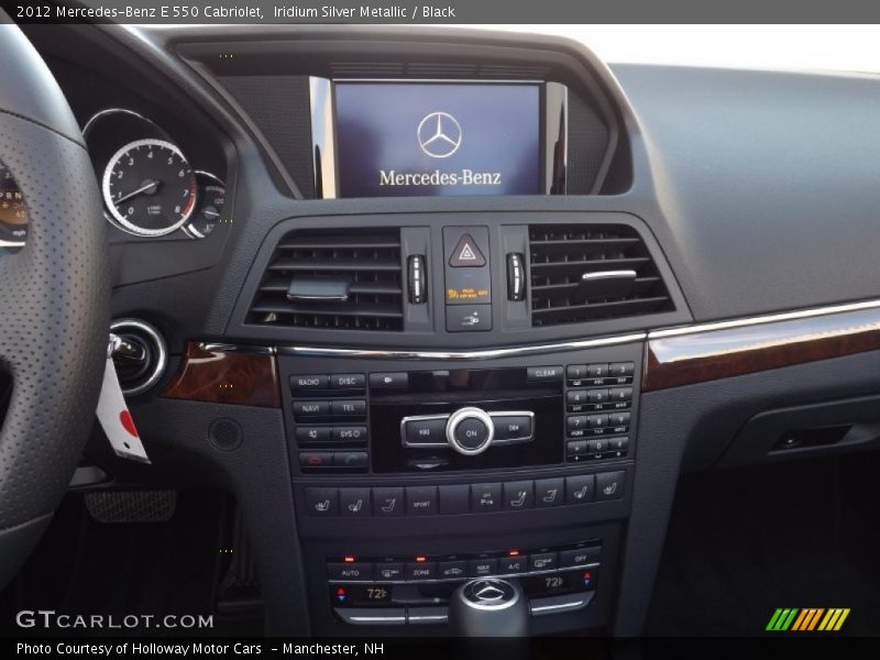 Iridium Silver Metallic / Black 2012 Mercedes-Benz E 550 Cabriolet