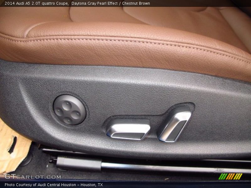Daytona Gray Pearl Effect / Chestnut Brown 2014 Audi A5 2.0T quattro Coupe