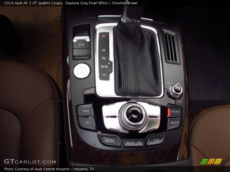 Daytona Gray Pearl Effect / Chestnut Brown 2014 Audi A5 2.0T quattro Coupe