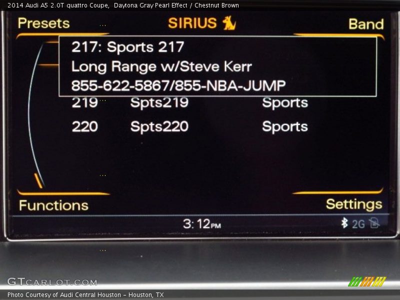 Daytona Gray Pearl Effect / Chestnut Brown 2014 Audi A5 2.0T quattro Coupe