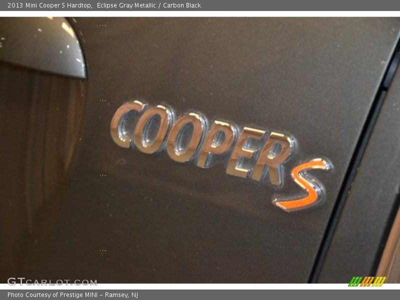 Eclipse Gray Metallic / Carbon Black 2013 Mini Cooper S Hardtop