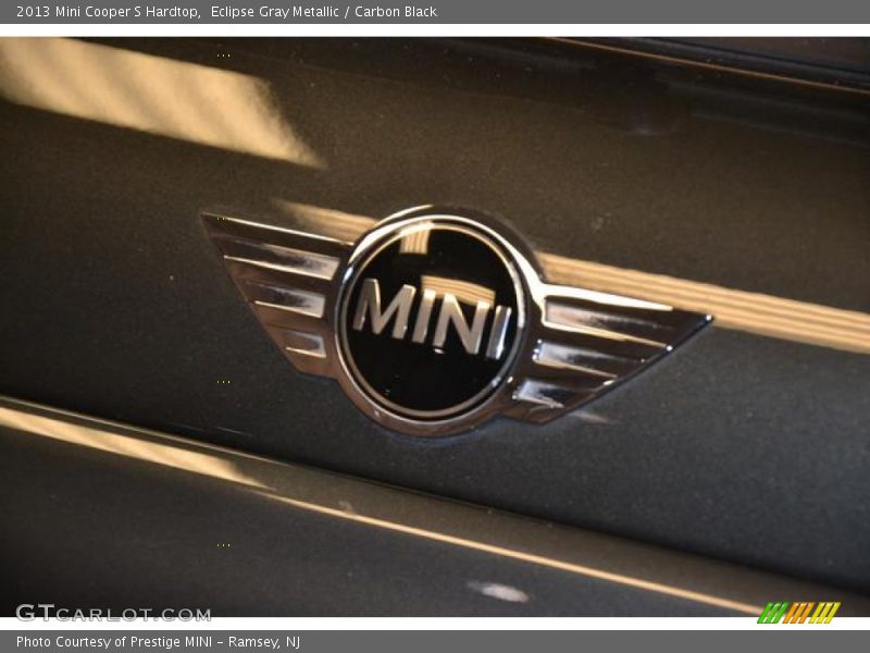 Eclipse Gray Metallic / Carbon Black 2013 Mini Cooper S Hardtop