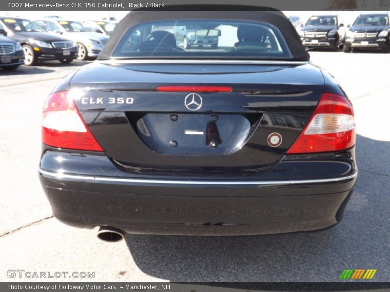 Black / Black 2007 Mercedes-Benz CLK 350 Cabriolet