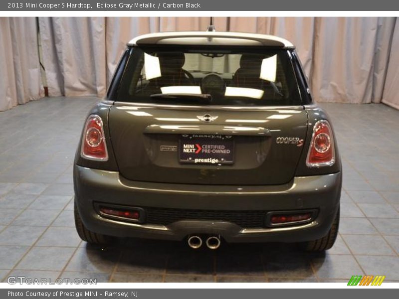 Eclipse Gray Metallic / Carbon Black 2013 Mini Cooper S Hardtop