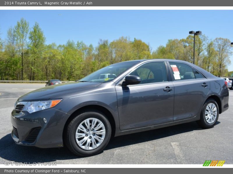 Magnetic Gray Metallic / Ash 2014 Toyota Camry L