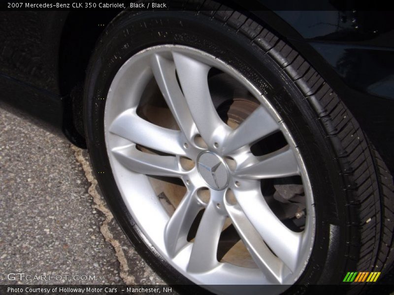 Black / Black 2007 Mercedes-Benz CLK 350 Cabriolet