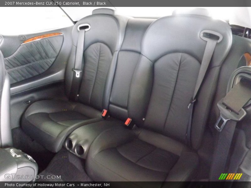 Black / Black 2007 Mercedes-Benz CLK 350 Cabriolet