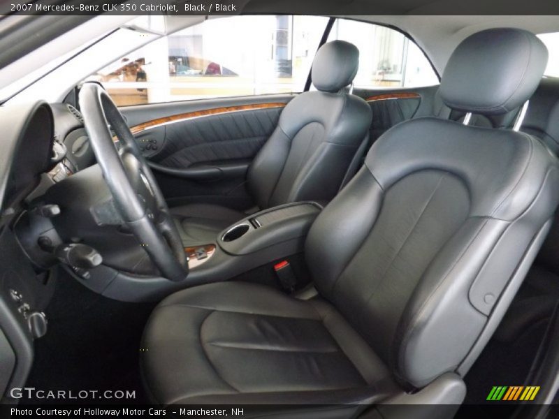 Black / Black 2007 Mercedes-Benz CLK 350 Cabriolet