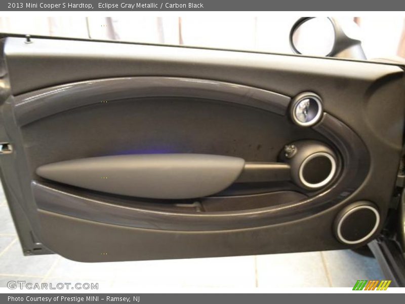 Eclipse Gray Metallic / Carbon Black 2013 Mini Cooper S Hardtop