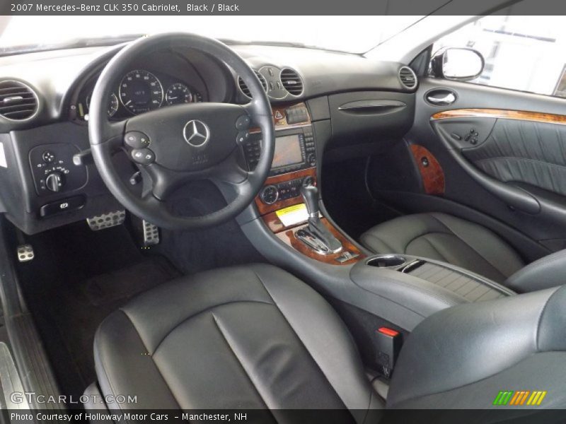 Black / Black 2007 Mercedes-Benz CLK 350 Cabriolet