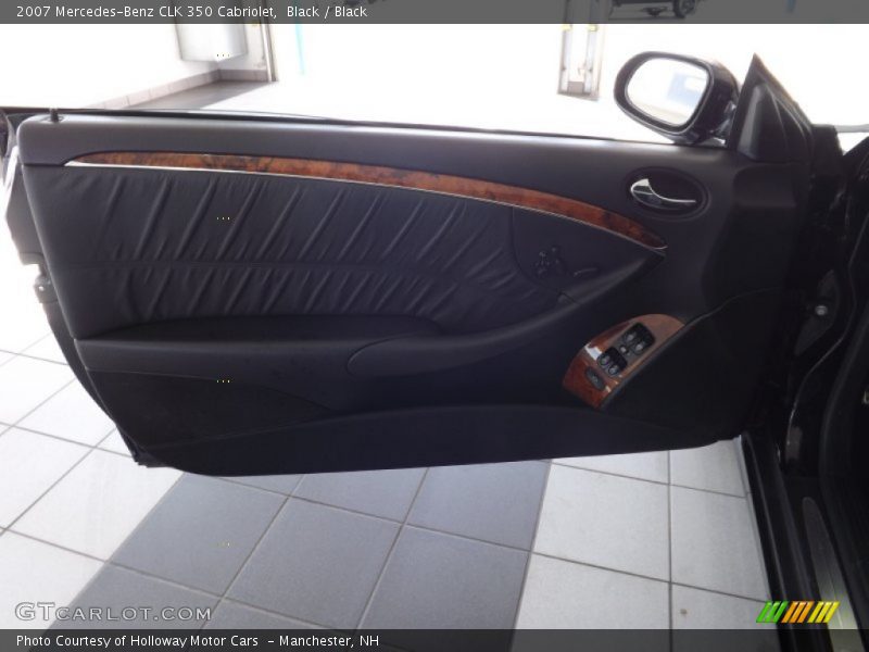 Black / Black 2007 Mercedes-Benz CLK 350 Cabriolet