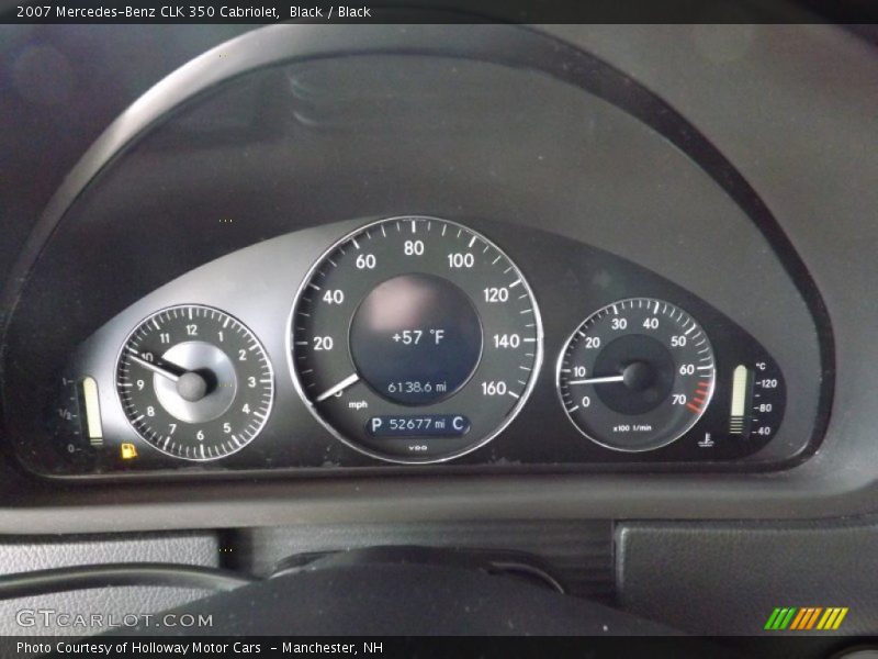 Black / Black 2007 Mercedes-Benz CLK 350 Cabriolet