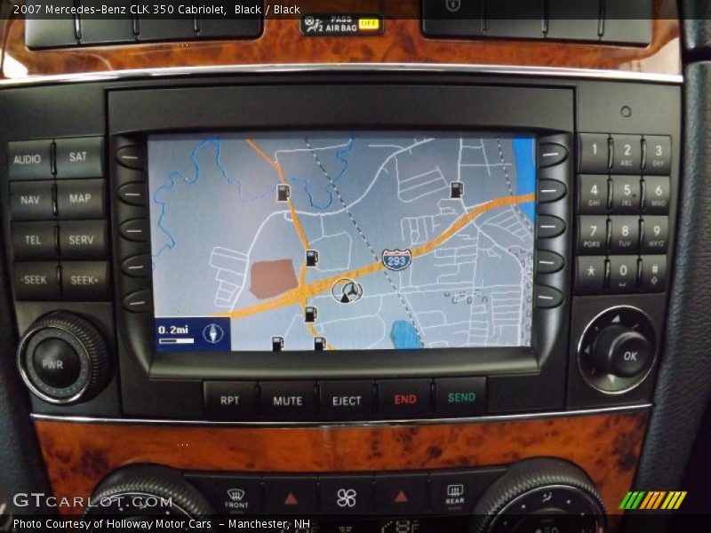 Black / Black 2007 Mercedes-Benz CLK 350 Cabriolet