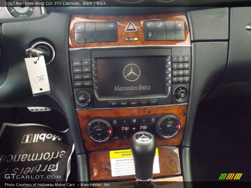 Black / Black 2007 Mercedes-Benz CLK 350 Cabriolet