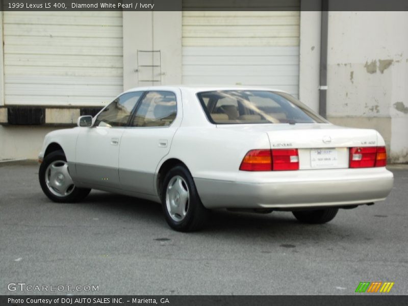 Diamond White Pearl / Ivory 1999 Lexus LS 400