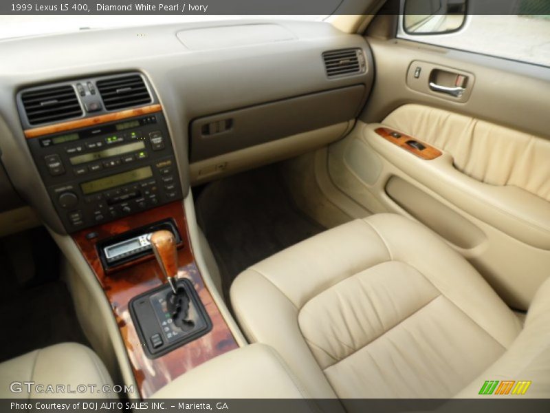 Diamond White Pearl / Ivory 1999 Lexus LS 400