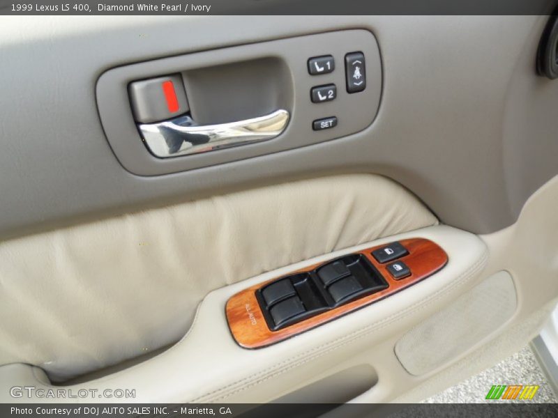 Diamond White Pearl / Ivory 1999 Lexus LS 400