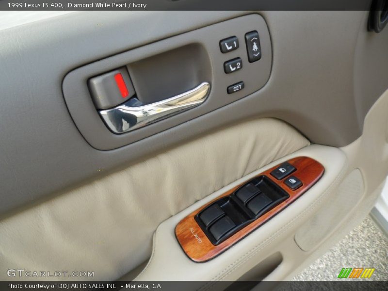 Diamond White Pearl / Ivory 1999 Lexus LS 400