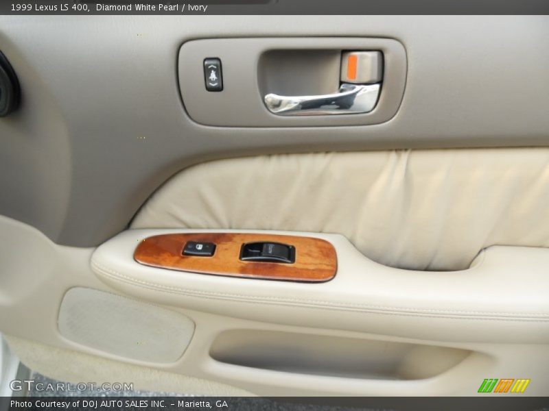 Diamond White Pearl / Ivory 1999 Lexus LS 400
