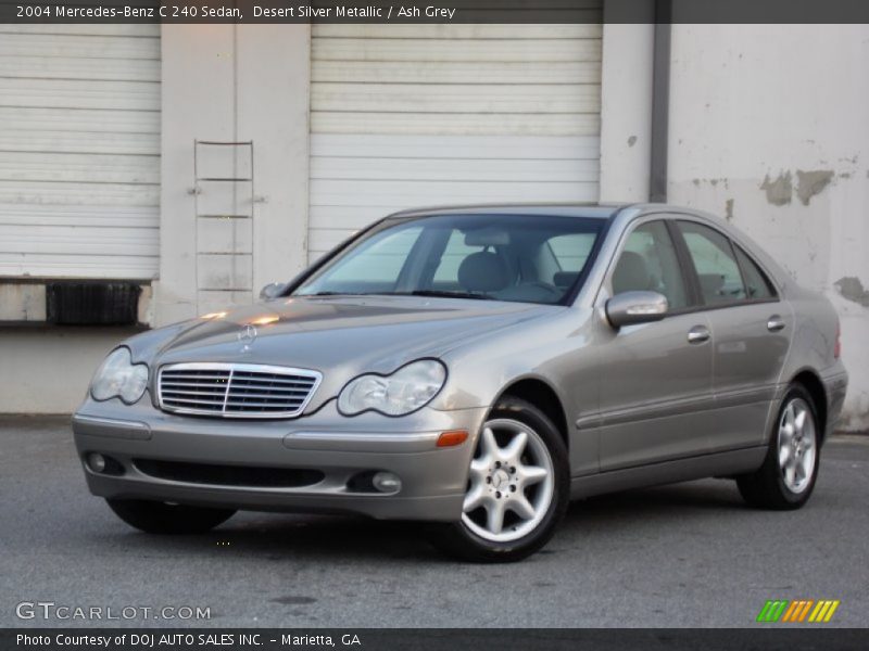 Desert Silver Metallic / Ash Grey 2004 Mercedes-Benz C 240 Sedan
