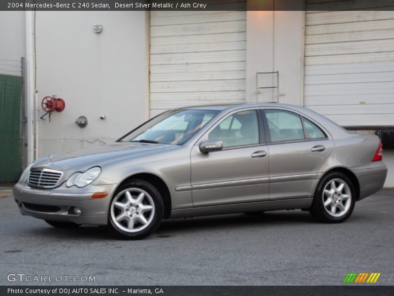Desert Silver Metallic / Ash Grey 2004 Mercedes-Benz C 240 Sedan