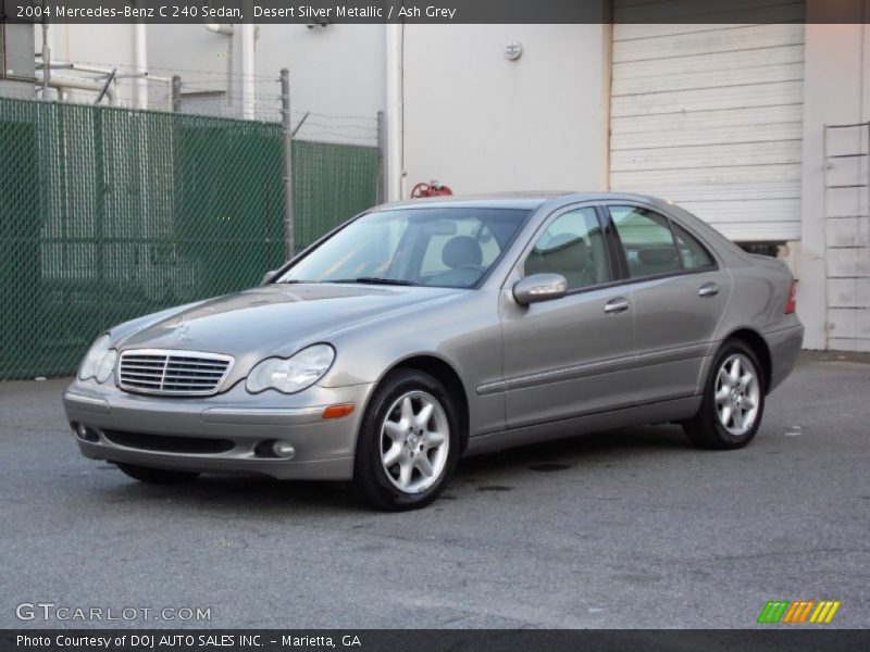 Desert Silver Metallic / Ash Grey 2004 Mercedes-Benz C 240 Sedan
