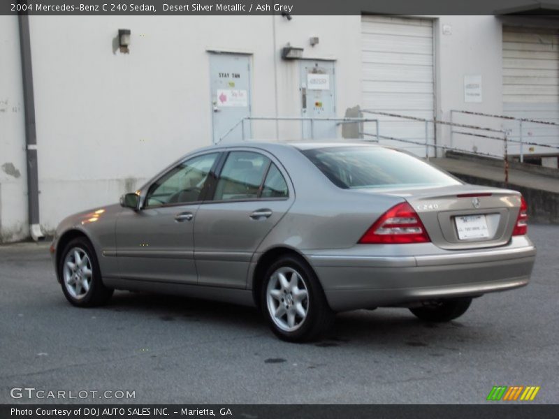 Desert Silver Metallic / Ash Grey 2004 Mercedes-Benz C 240 Sedan