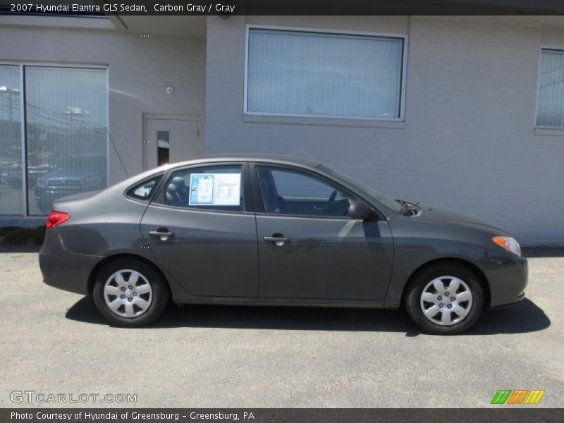 Carbon Gray / Gray 2007 Hyundai Elantra GLS Sedan