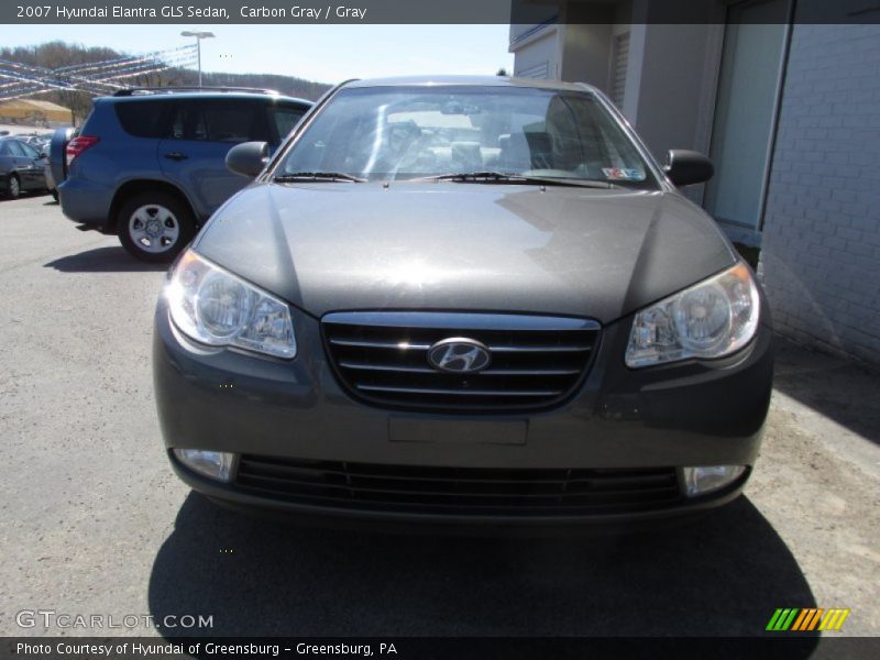 Carbon Gray / Gray 2007 Hyundai Elantra GLS Sedan