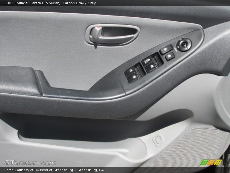 Carbon Gray / Gray 2007 Hyundai Elantra GLS Sedan