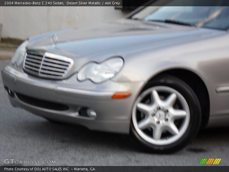 Desert Silver Metallic / Ash Grey 2004 Mercedes-Benz C 240 Sedan