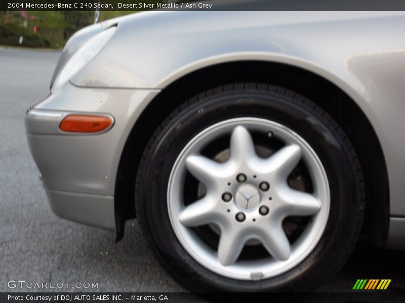 Desert Silver Metallic / Ash Grey 2004 Mercedes-Benz C 240 Sedan