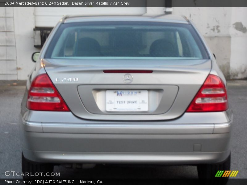 Desert Silver Metallic / Ash Grey 2004 Mercedes-Benz C 240 Sedan