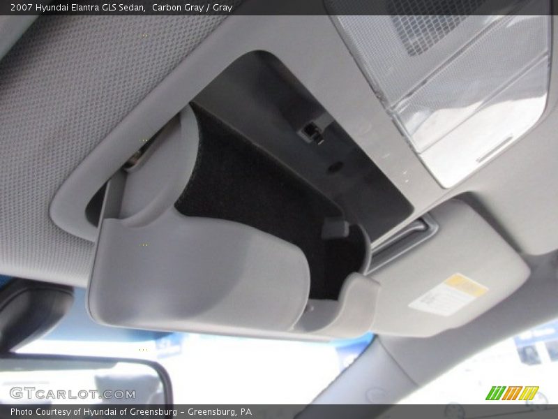 Carbon Gray / Gray 2007 Hyundai Elantra GLS Sedan