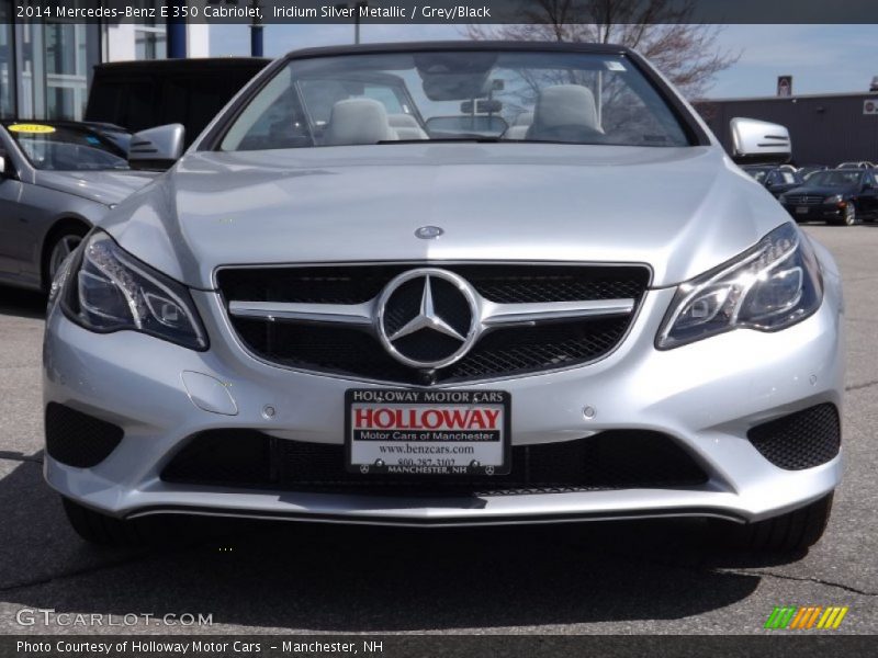 Iridium Silver Metallic / Grey/Black 2014 Mercedes-Benz E 350 Cabriolet