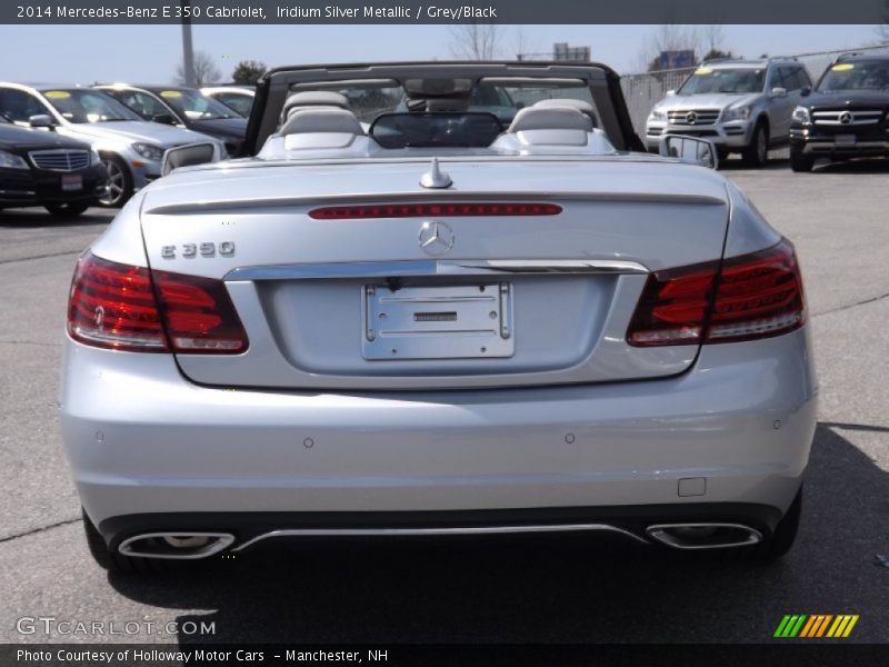 Iridium Silver Metallic / Grey/Black 2014 Mercedes-Benz E 350 Cabriolet