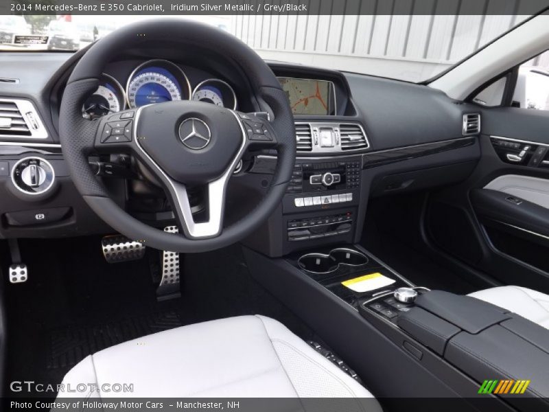 Iridium Silver Metallic / Grey/Black 2014 Mercedes-Benz E 350 Cabriolet