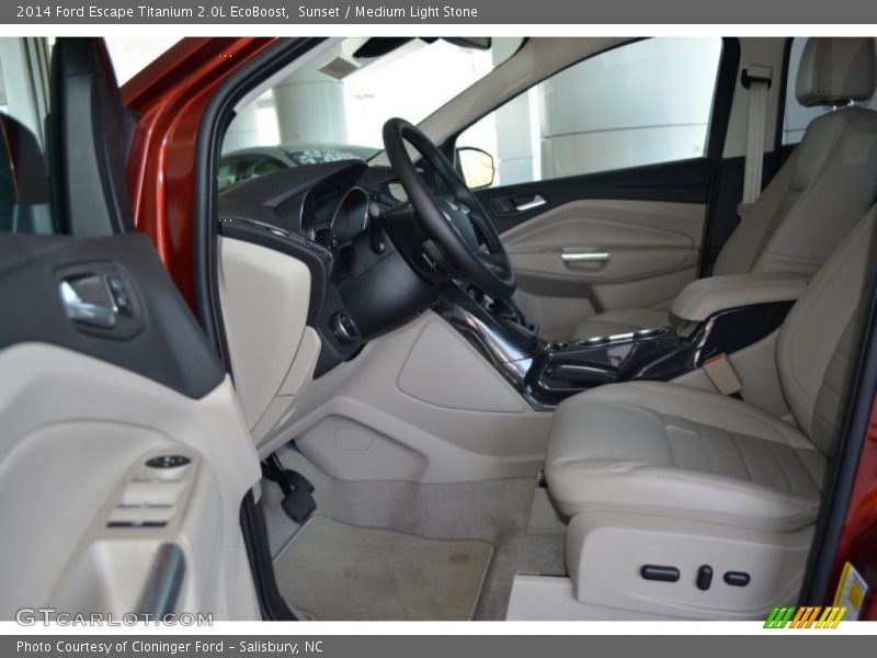 Sunset / Medium Light Stone 2014 Ford Escape Titanium 2.0L EcoBoost